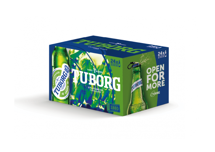 丹麥啤酒Tuborg品牌設計,展現年輕與活力