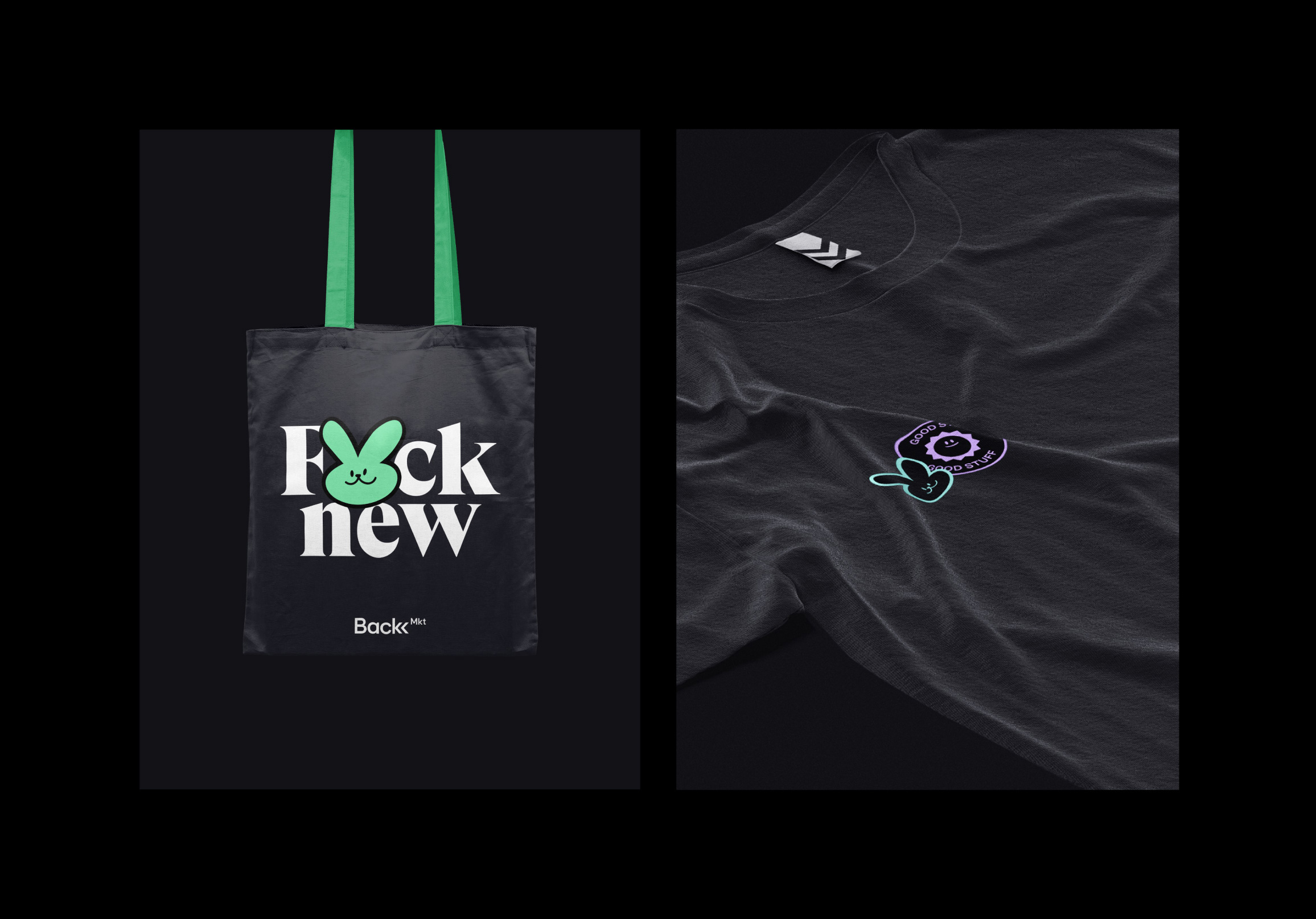 Back Market電子設備翻新服務商公司vi設計，手提袋設計
