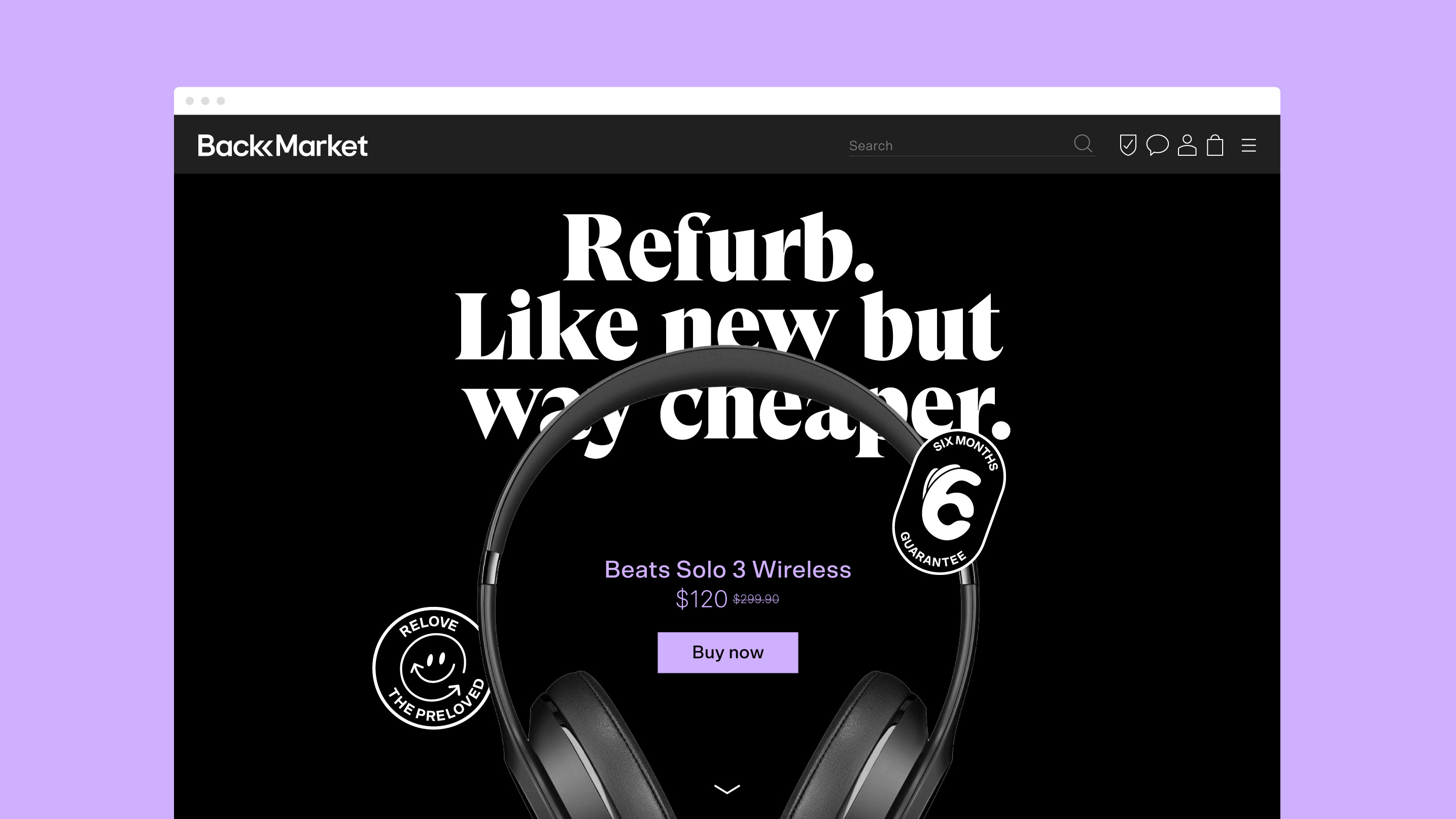 Back Market電子設備翻新服務商公司vi設計，網站設計